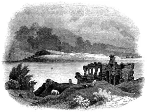 Portland from Sandsfoot Castle (Engraved illustration) Portland from Sandsfoot Castle (Engraved illustration)