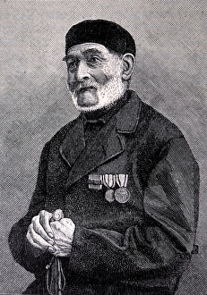 Portrait of the old man with many medals - 1896 Portrait of the old man with many medals - 1896