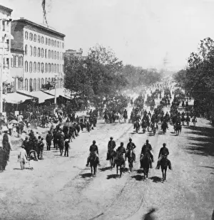 Post War Parade Print, 1865