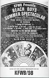 The Beach Boys at the Hollywood Bowl Print 1965