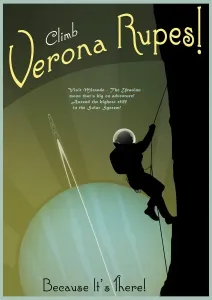 Prints of Miranda is the smallest of the five principal moons of Uranus. It is famous for its cliff, Verona Rupes, thought to be the tallest cliff in the known Solar System Embrace The Elegance: Art Deco Poster Art Collection: Miranda: Gateway to the Solar System's Tallest Cliff Print