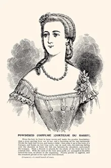 POWDERED COIFFURE (COMTESSE DU BARRY) XXXL POWDERED COIFFURE (COMTESSE DU BARRY) XXXL