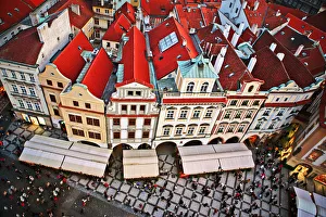 Prague Old Town Square from the Astronomical Clock Prague Old Town Square from the Astronomical Clock