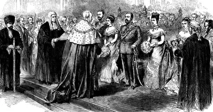 Presentation of the address, Prince, Princess Wales, Illustrated London News Presentation of the address, Prince, Princess Wales, Illustrated London News