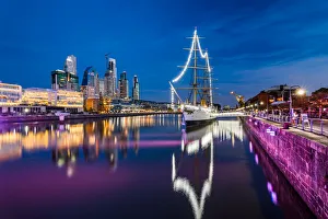 Puerto Madero. Waterfront district view in Buenos Aires, Argentina Puerto Madero. Waterfront district view in Buenos Aires, Argentina