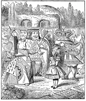 The Queen and King of hearts - Alice in Wonderland 1897 The Queen and King of hearts - Alice in Wonderland 1897