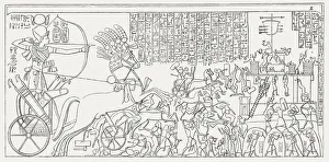 Ramesses II storming the Hittite fortress of Dapur (1269 BC) Ramesses II storming the Hittite fortress of Dapur (1269 BC)