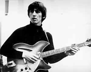 George Harrison Recording Print