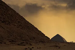 The Red Pyramid and Bent Pyramid, Dahshur, Egypt The Red Pyramid and Bent Pyramid, Dahshur, Egypt