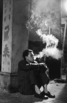 Leslie Norman Director Prints: Relaxing On Set
