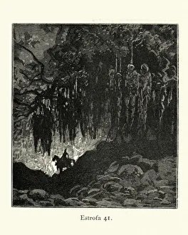 Riding passed the gallows trees, hanging corpses. Orlando Furioso Riding passed the gallows trees, hanging corpses. Orlando Furioso