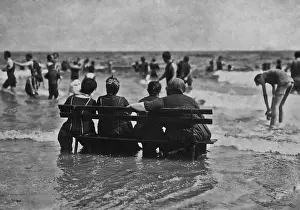 Vintage Black And White Prints: Rising Tide