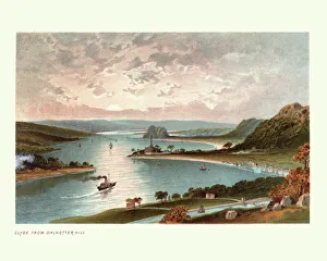 The River Clyde from Dalnotter Hill, Scotland, 19th Century The River Clyde from Dalnotter Hill, Scotland, 19th Century