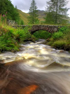 Down River Smaglen, Perthshire, Scotland Down River Smaglen, Perthshire, Scotland