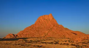 Evening Light Rock Formations Prints: Rock formations in the evening light around the Spitzkoppe, Namibia