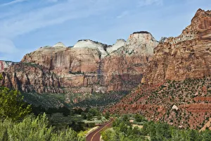 Rock formations in Zion National Park, Utah, USA Rock formations in Zion National Park, Utah, USA