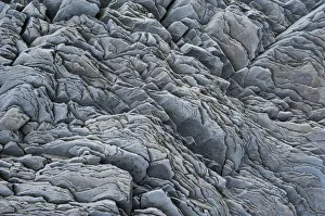Rock layers, Halsanefshellir basalt cave, Reynisfjara beach at Vik i Myrdal, South Coast Rock layers, Halsanefshellir basalt cave, Reynisfjara beach at Vik i Myrdal, South Coast