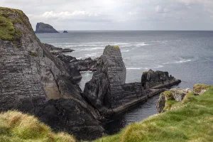 Rocky coast, Three Castle Head, Mizen Head Peninsula, West Cork, Republic of Ireland Rocky coast, Three Castle Head, Mizen Head Peninsula, West Cork, Republic of Ireland