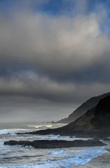 Rocky coast landscape, Florence, Oregon, USA Rocky coast landscape, Florence, Oregon, USA