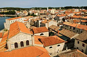 Croatian Old Town Architecture Prints: Roofs of Porec