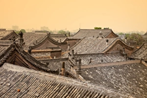 Rooftops of old Chinese city Pingyao, China Rooftops of old Chinese city Pingyao, China
