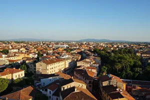 Rooftops of Pisa seen from Leaning Tower, Pisa, Italy Rooftops of Pisa seen from Leaning Tower, Pisa, Italy
