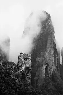 Meteora Monasteries Greece Prints: Rosanou Monastery