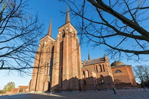 Roskilde Cathedral in Denmark - UNESCO site and major sight Roskilde Cathedral in Denmark - UNESCO site and major sight