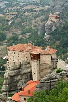 Roussanou Monastery Greece Prints: Roussanou Monastery