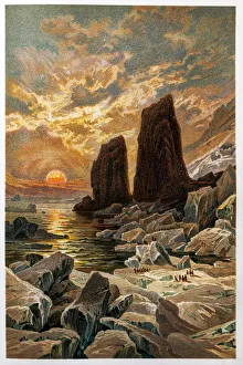Rudolf Island of Franz Josef Land with Cape Stolbowoi ('Cap of Columns'), Russia Rudolf Island of Franz Josef Land with Cape Stolbowoi ('Cap of Columns'), Russia