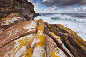 The rugged coastline and turbulent seas around the Cape of Good Hope in South Africa The rugged coastline and turbulent seas around the Cape of Good Hope in South Africa