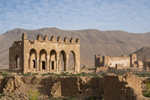 Ruins of the Taliouine kasbah and court building, Morocco Ruins of the Taliouine kasbah and court building, Morocco