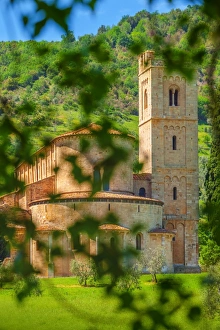 San Antimo Cistercian Abbey, Tuscany, Italy San Antimo Cistercian Abbey, Tuscany, Italy