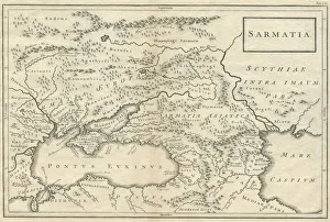 Sarmatia modern Ukraine and Russia 18th century 1740 Sarmatia modern Ukraine and Russia 18th century 1740