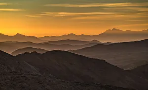 Scenic landscape with mountain ridges at sunrise, Death Valley National Park, California, USA Scenic landscape with mountain ridges at sunrise, Death Valley National Park, California, USA