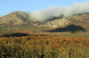 Scenic View of Cloud Cover over Mount Katahdin Scenic View of Cloud Cover over Mount Katahdin