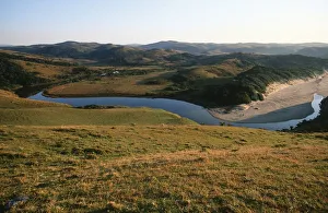 Scenic View of the Meandering Landilie River Scenic View of the Meandering Landilie River