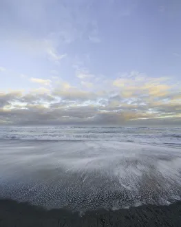 Sea, surf and clouds, South Island, New Zealand Sea, surf and clouds, South Island, New Zealand