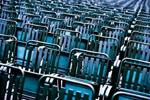 Empty Seating Accommodation Prints: Empty seats