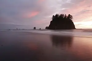 USA Coastal Scenery Photos Prints: Second Beach at La Push, Olympic Coast, Washington, USA