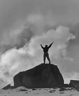 Black And White Outdoor Photography Prints: Shouting At The World