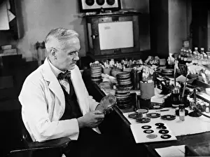 Sir Alexander Fleming Vintage Print