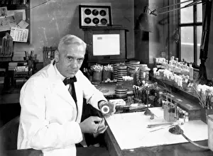Sir Alexander Fleming Vintage Print