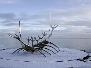 Collections/arctic images/solfar sun voyager sculpture reykjavik iceland Collections/arctic images/solfar sun voyager sculpture reykjavik iceland
