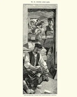 Sorting van of the London and North Western Railway, 1892 Sorting van of the London and North Western Railway, 1892