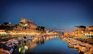 Spain, Menorca, Ciutadella, Old Town and Harbour