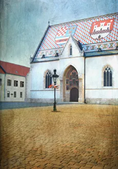 St Mark's church, Zagreb, Croatia St Mark's church, Zagreb, Croatia