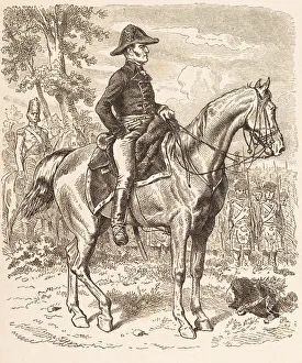 Steel engraving british Prime minister Duke Wellington Steel engraving british Prime minister Duke Wellington