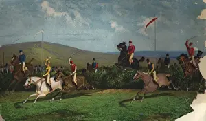Horse Racing UK Prints: Steeplechase