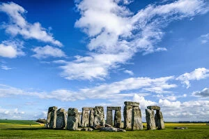 Stonehenge During Clear Winter Day